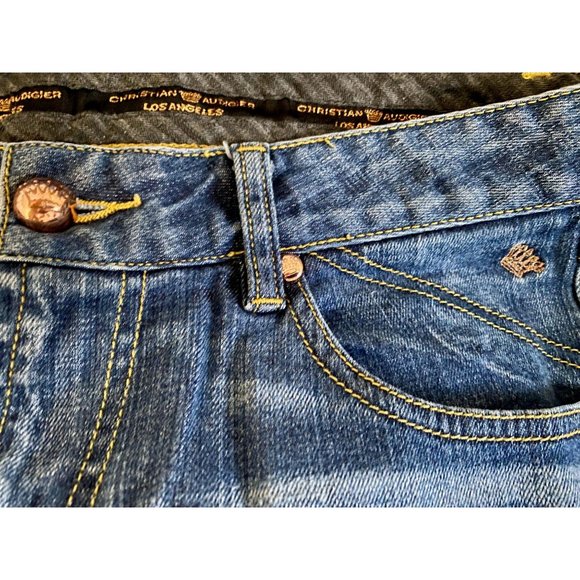 Christian Audigier Jasmin Rose Gold Denim CA318L28 - Picture 6 of 6